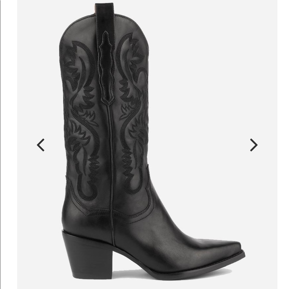 ISO JEFFREY CAMPBELL DAGGET BOOT BLACK 8.5